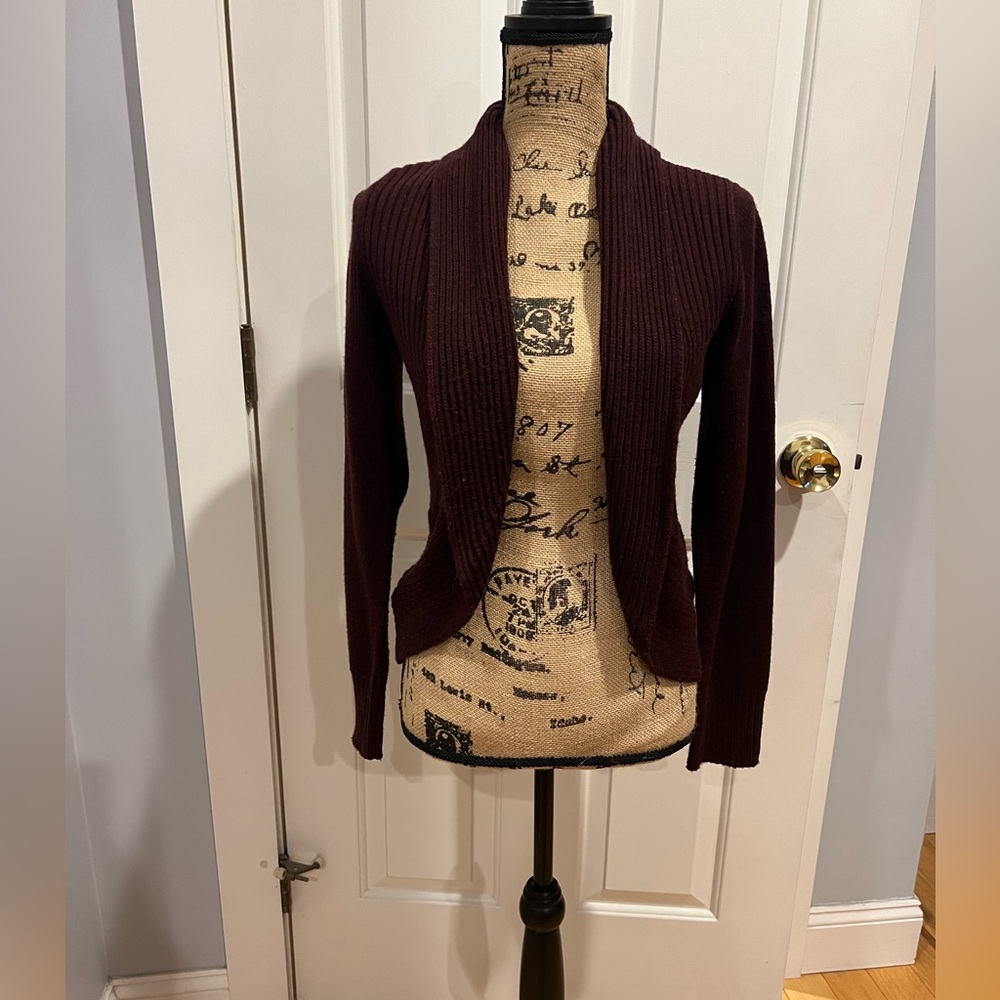 H&M maroon cardigan size small